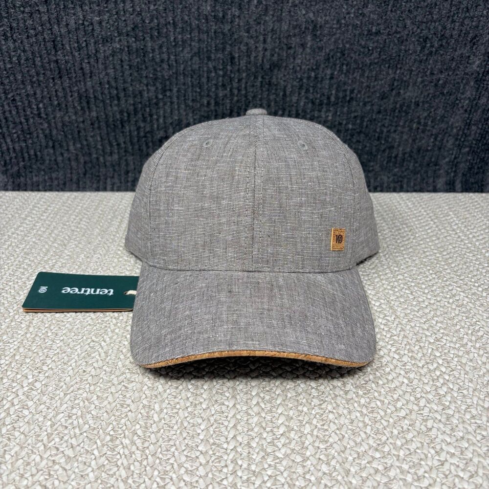 NEW TenTree Cork Icon Hemp Elevation Hat Gargoyle Grey Heather SnapBack OSFA